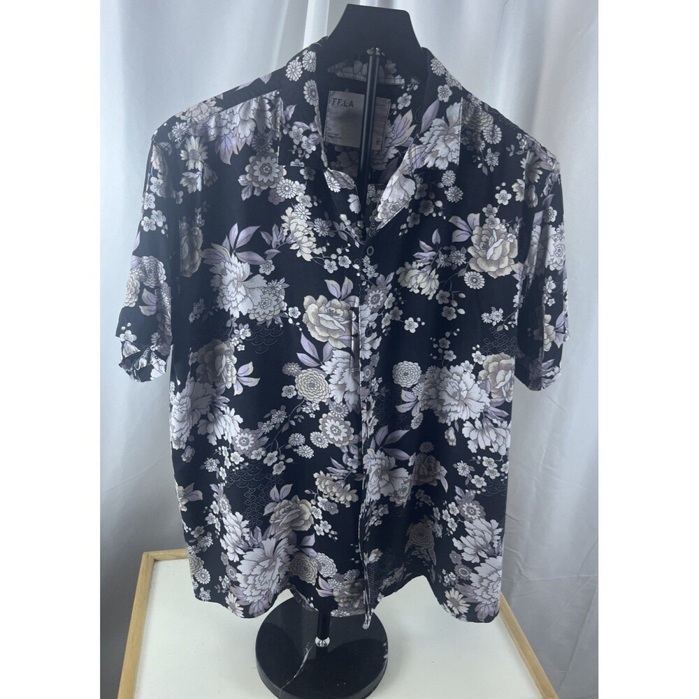 Five Four Los Angeles Men’s Hawai Shirt Size M Floral Bohemian